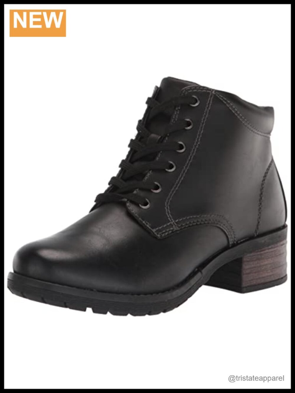 Women's Lace-Up Ankle Bootie - Memory Foam Comfort - Water Resistant